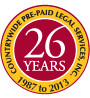 Countrywide Pre-Paid Legal Services Inc. 26 Years